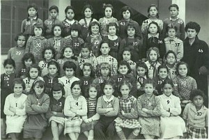 ECOLE PAUL BERT FILLES 1953 CE1